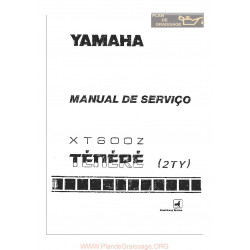 Yamaha Xt 600z Tenere 1vj 1985 1987 Manual De Reparatie