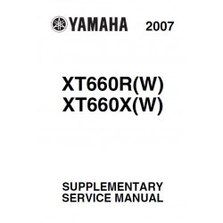 Yamaha Xt 660 X 2007 Workshop Manual