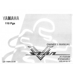 Yamaha Xvs 650 K Kc Drag Star Manual De Intretinere
