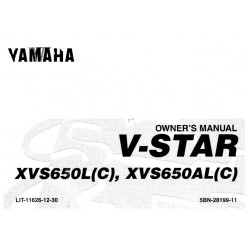 Yamaha Xvs 650 L Al Drag Star Manual De Intretinere