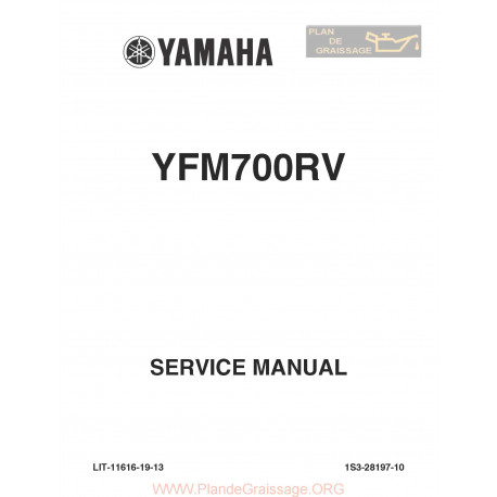Yamaha Yfm 700 Rv Raptor Manual De Reparatie