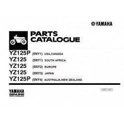 Yamaha Yz 125 Parts List