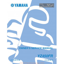 Yamaha Yz 450 Fr 2003 Manual De Reparatie