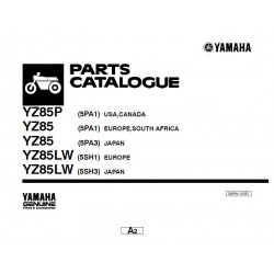 Yamaha Yz 85 Parts List