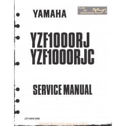 Yamaha Yzf 1000 Rj Rjc Manual De Reparatie