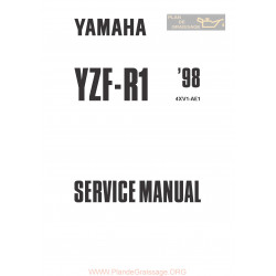 Yamaha Yzf R1 1998 Manual De Reparatie