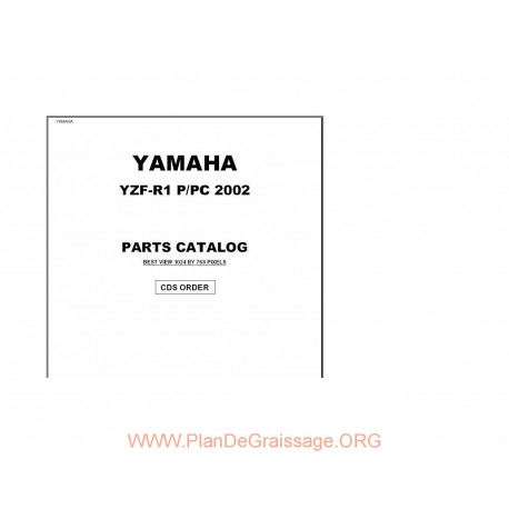 Yamaha Yzf R1 2002 Parts Microfiche
