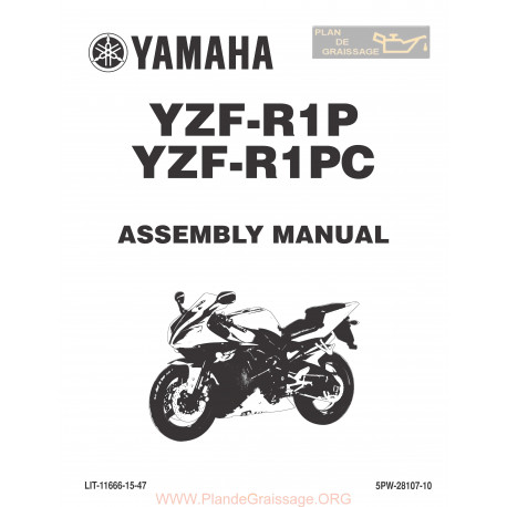 Yamaha Yzf R1 P C Manual De Ansamblare