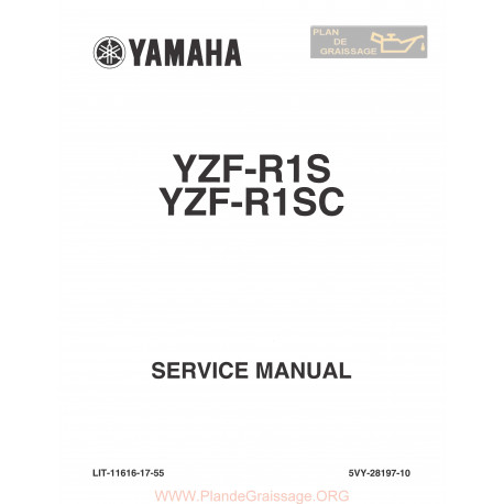 Yamaha Yzf R1 S Sc 2004 Service Manual
