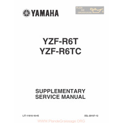 Yamaha Yzf R6 2005 Manual De Reparatie Suplimentar