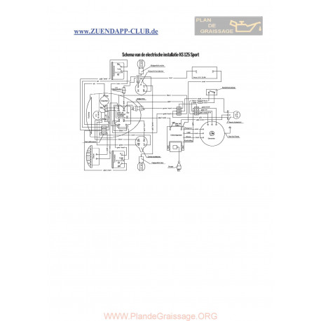 Zundapp Ks 125 Sport Schema Electrica