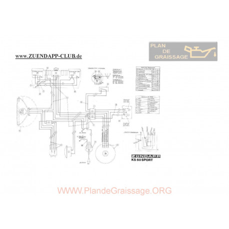 Zundapp Ks 50 Sport Schema Electrica