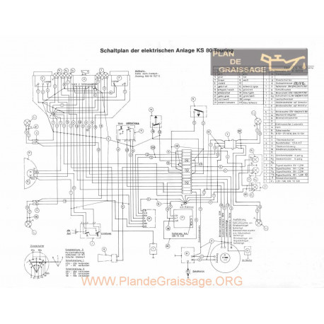 Zundapp Ks 80 Touring Schema Electrica