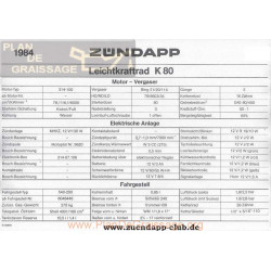 Zundapp Leichtkraftrad K 80 1984