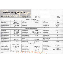 Zundapp Mofa Zd 20 1980