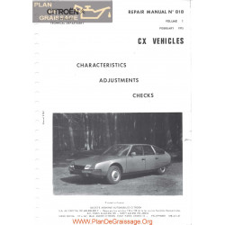 Citroen Cx 1975 N 818 Repair Manual