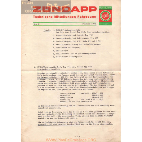 Zundapp Tmf 4 Fevrier 1973