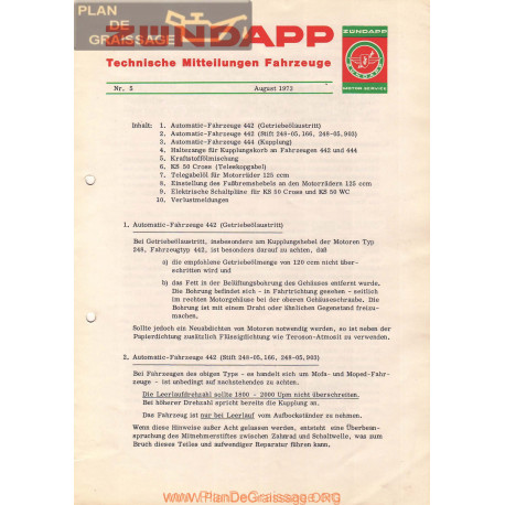 Zundapp Tmf 5 Aout 1973