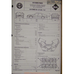 Alfa Romeo 164 2000 Turbe Fiche Technique