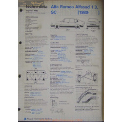 Alfa Romeo Alfasud 1300 Sc Techni 1982