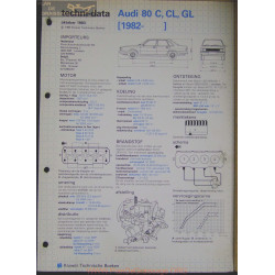 Audi 80 C Cl Gl Techni 1983