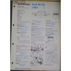 Audi 80 Cd Techni 1983