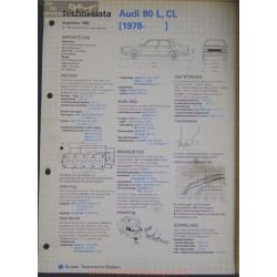 Audi 80 L Cl Techni 1982
