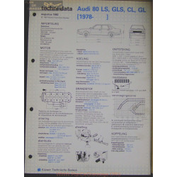 Audi 80 Ls Gls Cl Gl Techni 1982