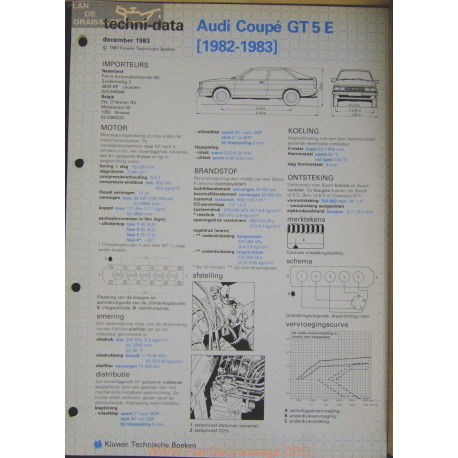 Audi Coupe Gt 5e Techni 1983