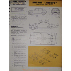 Austin Allegro Serie 3 1980 Berline Carrosserie