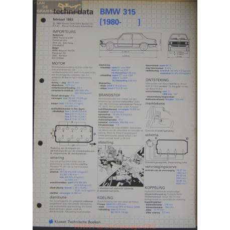 Bmw 315 Techni 1983