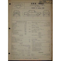 Bmw Tt Berlines 2000 Fiche Technique