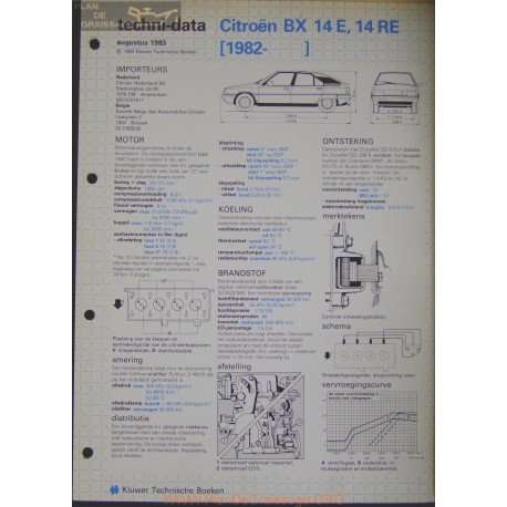 Citroen Bx 14 Re Techni 1983