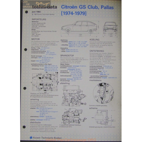 Citroen Gs Club Pallas Techni 1983