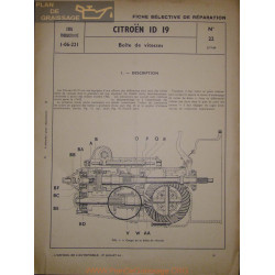 Citroen Id 19 Fiche 22