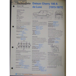 Datsun Cherry 100 A De Luxe Techni 1981