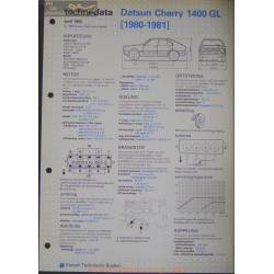 Datsun Cherry 1400 Gl Techni 1982