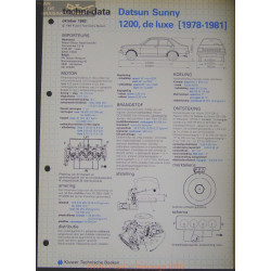 Datsun Sunny 1200 De Luxe Techni 1982