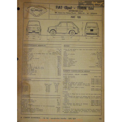 Fiat 126 Fiche Technique