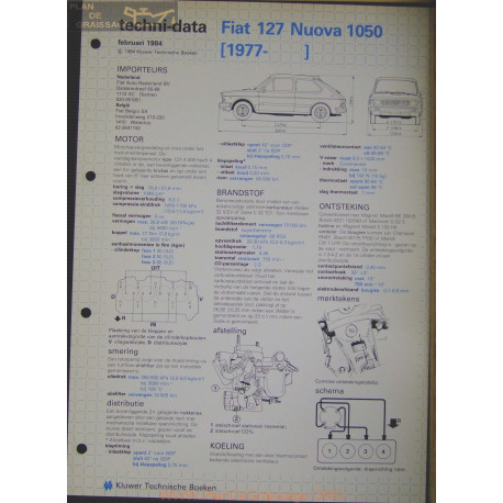 Fiat 127 Nuova 1050 Techni 1984