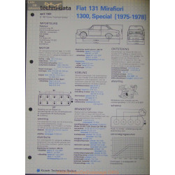 Fiat 131 Mirafiori 1300 Special Techni 1981