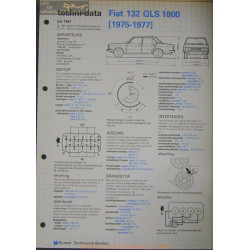 Fiat 132 Gls 1800 Techni 1981