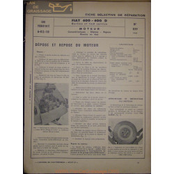 Fiat 600 D Fiche 39