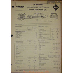 Fiat Croma 1600 2000 Cht Fiche Technique