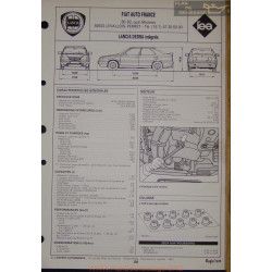 Fiat Dedra Integrale Fiche Technique