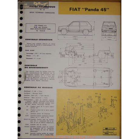 Fiat Panda 45 Carrosserie