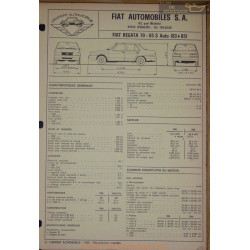 Fiat Regata 70 85 S 1983 A 1985 Fiche Technique