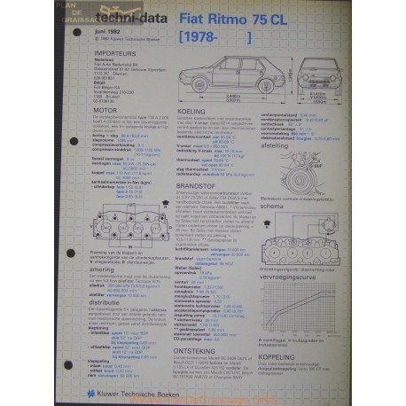 Fiat Ritmo 75 Cl Techni 1982