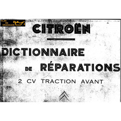 Citroen Dictionnaire De Reparation 2 Cv