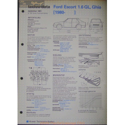Ford Escort 1600 Gl Ghia Techni 1981
